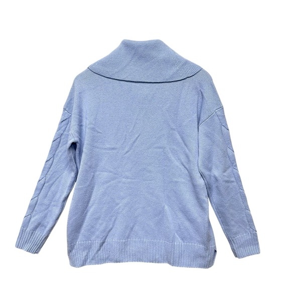 Talbots Womens Sz M Sweater Pullover Cashmere Cable Knit Capsule Wardrobe Luxury - Picture 2 of 7